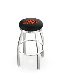 Oklahoma State University L8C2C Backless Bar Stool | Oklahoma State University Backless Counter Bar Stool