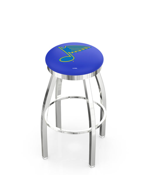St Louis Blues L8C2C Backless Bar Stool | St Louis Blues Backless Counter Bar Stool