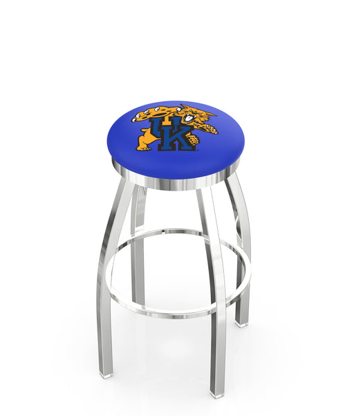 University of Kentucky (Cat) L8C2C Backless Bar Stool | University of Kentucky (Cat) Backless Counter Bar Stool