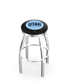 Utah Hockey Club L8C2C Backless Bar Stool | Utah Hockey Club Backless Counter Bar Stool