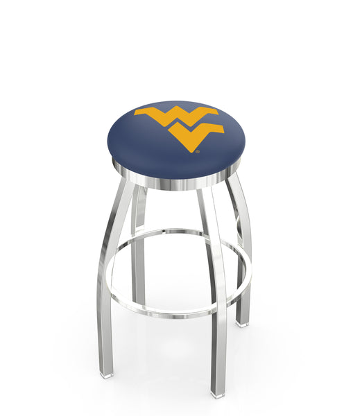 West Virginia University L8C2C Backless Bar Stool | West Virginia University Backless Counter Bar Stool