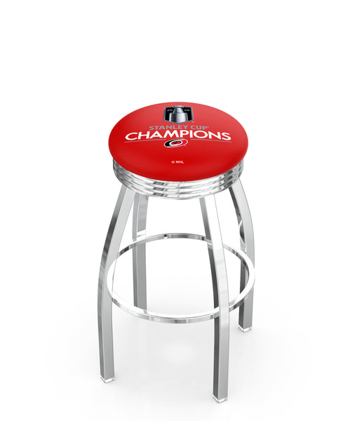 Carolina Hurricanes 2026 Stanley Cup Champions L8C3C Backless Bar Stool | Carolina Hurricanes 2026 Stanley Cup Champions Backless Counter Bar Stool