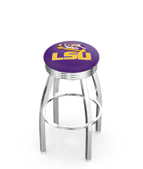 Louisiana State University L8C3C Backless Bar Stool | Louisiana State University Backless Counter Bar Stool