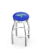 Los Angeles Dodgers 2025 World Series Champions L8C3C Backless Bar Stool | Los Angeles Dodgers 2025 World Series Champions Backless Counter Bar Stool
