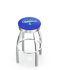 Los Angeles Dodgers 2025 World Series Champions L8C3C Backless Bar Stool | Los Angeles Dodgers 2025 World Series Champions Backless Counter Bar Stool