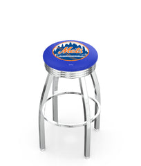 New York Mets L8C3C Backless Bar Stool | New York Mets Backless Counter Bar Stool