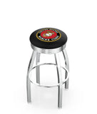 United States Marine Corps L8C3C Backless Bar Stool | United States Marine Corps Backless Counter Bar Stool