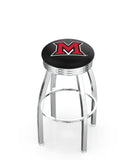 Miami University (OH) L8C3C Backless Bar Stool | Miami University (OH) Backless Counter Bar Stool