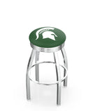 Michigan State University L8C3C Backless Bar Stool | Michigan State University Backless Counter Bar Stool