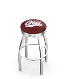 University of Montana L8C3C Backless Bar Stool | University of Montana Backless Counter Bar Stool