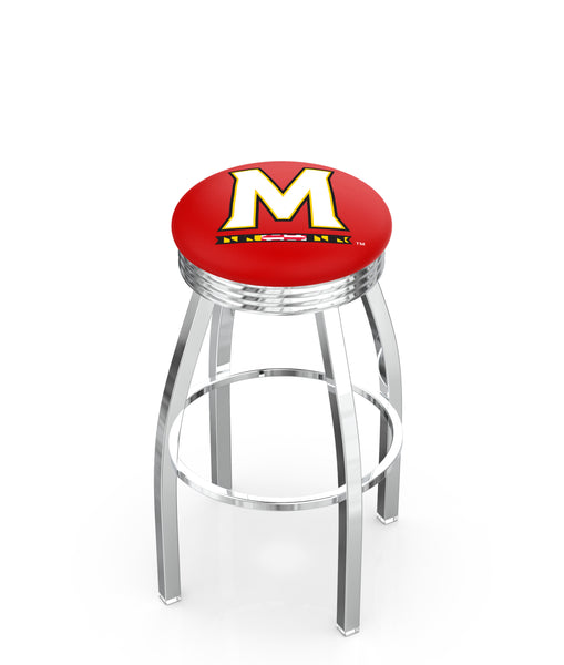 University of Maryland L8C3C Backless Bar Stool | University of Maryland Backless Counter Bar Stool
