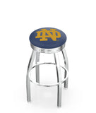 Notre Dame (ND) L8C3C Backless Bar Stool | Notre Dame (ND) Backless Counter Bar Stool