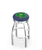 Notre Dame (Shamrock) L8C3C Backless Bar Stool | Notre Dame (Shamrock) Backless Counter Bar Stool