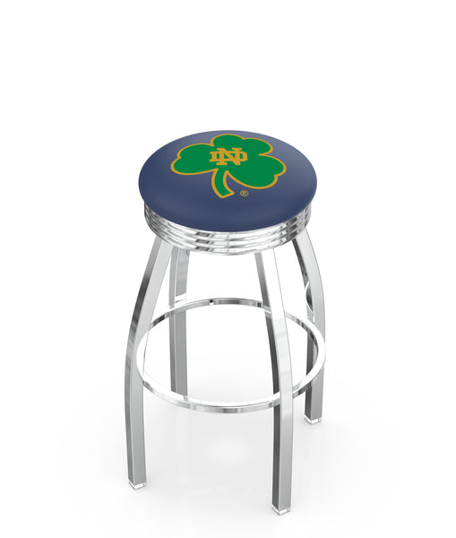 Notre Dame (Shamrock) L8C3C Backless Bar Stool | Notre Dame (Shamrock) Backless Counter Bar Stool
