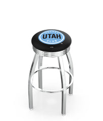 Utah Hockey Club L8C3C Backless Bar Stool | Utah Hockey Club Backless Counter Bar Stool