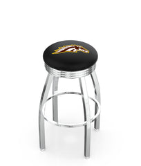 Western Michigan University L8C3C Backless Bar Stool | Western Michigan University Backless Counter Bar Stool