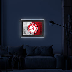 University of Alabama (Script A)  Backlit LED Wall Sign | Rolltide NCAA College Team Backlit Acrylic LED Wall Sign