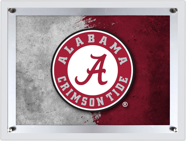 University of Alabama (Script A)  Backlit LED Wall Sign | Rolltide NCAA College Team Backlit Acrylic LED Wall Sign