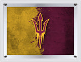 Arizona State University (Pitchfork) Backlit LED Wall Sign | Sun Devils NCAA College Team Backlit Acrylic LED Wall Sign