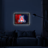 University of Arizona Backlit LED Wall Sign | NCAA College Team Backlit Acrylic LED Wall Sign