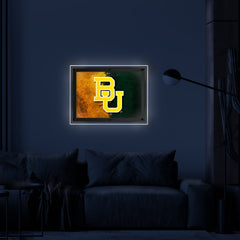 Baylor University Backlit LED Wall Sign | NCAA College Team Backlit Acrylic LED Wall Sign