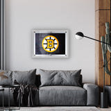 Boston Bruins Backlit LED Sign | NHL Hockey Team Light Up Wall Decor Art