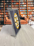 Boston Bruins Backlit LED Sign | NHL Hockey Team Light Up Wall Decor Art