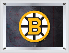 Boston Bruins Backlit LED Sign | NHL Hockey Team Light Up Wall Decor Art