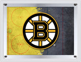 Boston Bruins Backlit LED Sign | NHL Hockey Team Light Up Wall Decor Art