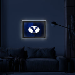 Brigham Young University Backlit LED Wall Sign | NCAA College Team Backlit Acrylic LED Wall Sign