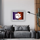 Clemson Backlit LED Wall Sign | NCAA College Team Backlit Acrylic LED Wall Sign