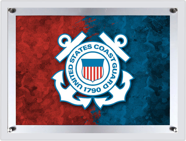 United States Coast Guard Backlit LED Sign | U.S. Coast Guard Backlit Acrylic Sign