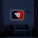 University of Dayton Backlit LED Wall Sign | NCAA College Team Backlit Acrylic LED Wall Sign