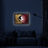 Florida State (Head) Backlit LED Wall Sign | NCAA College Team Backlit Acrylic LED Wall Sign