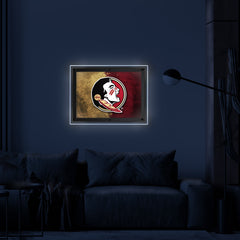 Florida State (Head) Backlit LED Wall Sign | NCAA College Team Backlit Acrylic LED Wall Sign