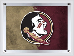 Florida State (Head) Backlit LED Wall Sign | NCAA College Team Backlit Acrylic LED Wall Sign