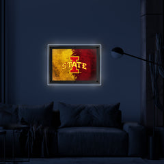 Iowa State University Backlit LED Wall Sign | NCAA College Team Backlit Acrylic LED Wall Sign