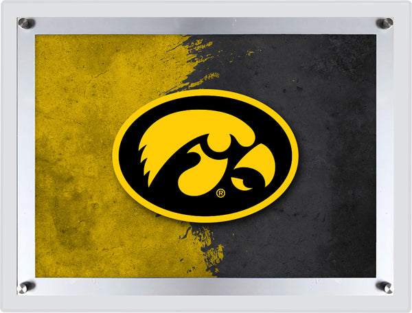 University of Iowa Backlit LED Wall Sign | NCAA College Team Backlit Acrylic LED Wall Sign