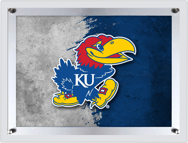 University of Kansas Backlit LED Wall Sign | NCAA College Team Backlit Acrylic LED Wall Sign