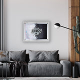 Los Angeles Kings Backlit LED Sign | NHL Hockey Team Light Up Wall Decor Art