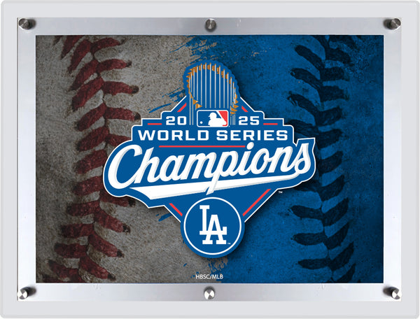 Los Angeles Dodgers 2025 World Series Champion Backlit LED Sign | MLB Backlit Acrylic Sign