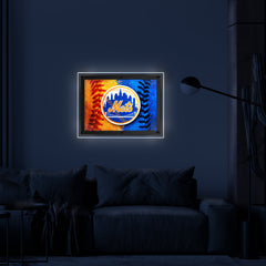 New York Mets Backlit LED Sign | MLB Backlit Acrylic Sign