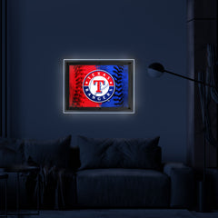 Texas Rangers Backlit LED Sign | MLB Backlit Acrylic Sign