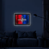 Texas Rangers 2023 World Series Champion Backlit LED Sign | MLB Backlit Acrylic Sign