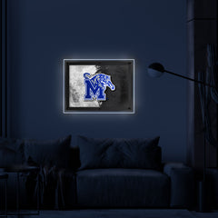 University of Memphis Backlit LED Wall Sign | NCAA College Team Backlit Acrylic LED Wall Sign