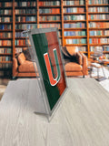 University of Miami Backlit LED Wall Sign | NCAA College Team Backlit Acrylic LED Wall Sign