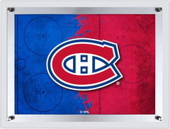 Montreal Canadiens Backlit LED Sign | NHL Hockey Team Light Up Wall Decor Art