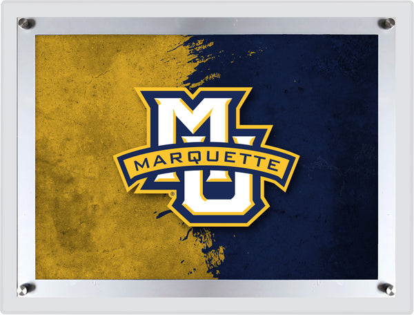 Marquette University Backlit LED Wall Sign | NCAA College Team Backlit Acrylic LED Wall Sign