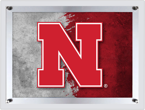 University of Nebraska Backlit LED Wall Sign | NCAA College Team Backlit Acrylic LED Wall Sign