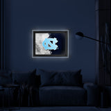 University of North Carolina Backlit LED Wall Sign | NCAA College Team Backlit Acrylic LED Wall Sign